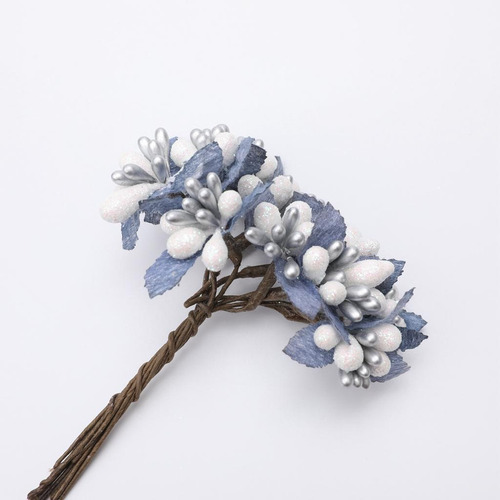 4 Piezas Flores Artificiales Bayas Florales