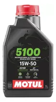 Comprar Aceite Para Motor  Motul Semi-sintético 15w-50 Para Motos Y Cuatriciclos De 1 Unidad X 1l