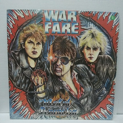  Lp Warfare Metal Anarchy - Disco Vinil Raro - War Fare