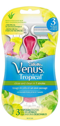 Afeitadora Gillette Venus Tropical Ed. Especial X3