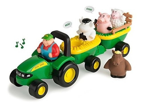 Tomy John Deere Animal Sonidos Hayride Preescolar Juguete