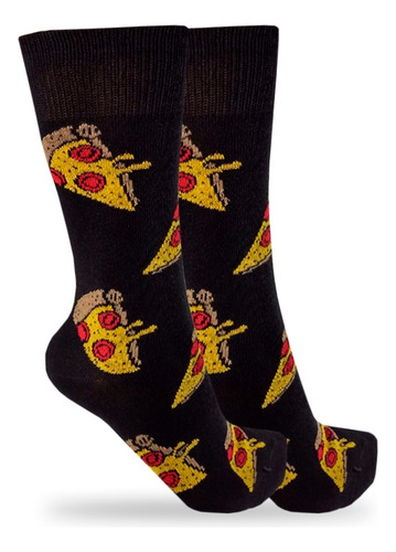 Calcetines Colores Moda Diseño De Pizzas