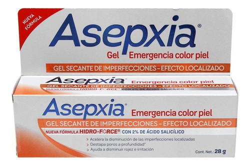 Asepxia Emergencia Color Piel Tubo Con 28 G