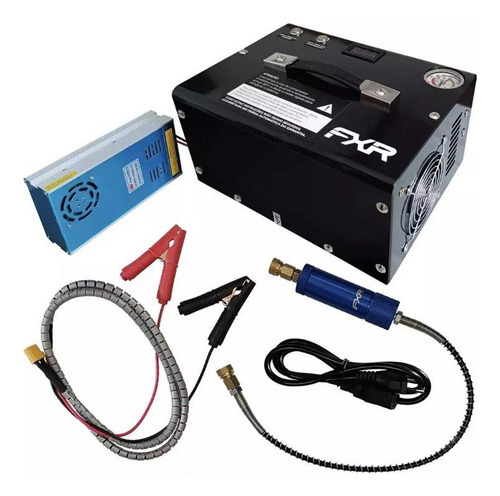 Compressor Portátil Alto Stop Pcp 300bar Trivolt 12v /