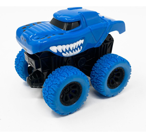 Camión Monster Truck Fricción Azul 10x8x7cm