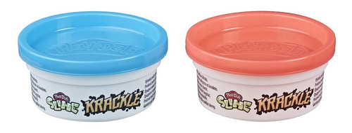 Play-doh Krackle Slime Azul Rosa 2 Pack De Slime Compuesto
