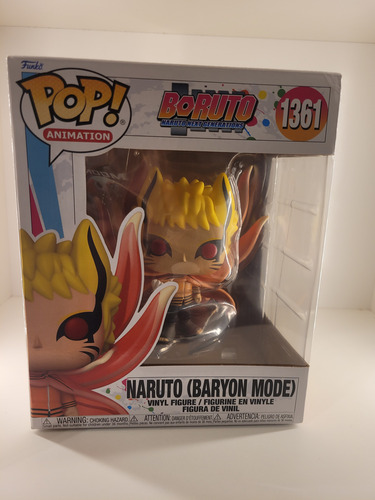 Funko Pop! Boruto - Naruto Baryon Mode Glow #1361 Sized