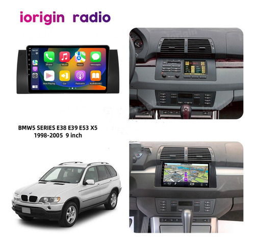Zk Android Stereo 4+32 G Para Bmw E38 E39 E53 X5 1998-05