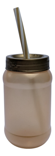 120 Vasos De Fiesta Neón Con Tapa Popote Cilindro Reusable Dorado