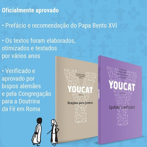 Livro Guia Coleção Youcat Update Confissão Leitura Católica