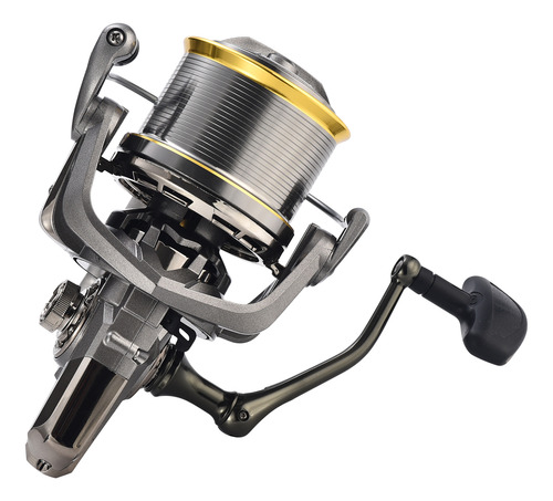 Carrete De Rueda De Pesca 17+1bb Spinning.. 8:1 Con Mango De