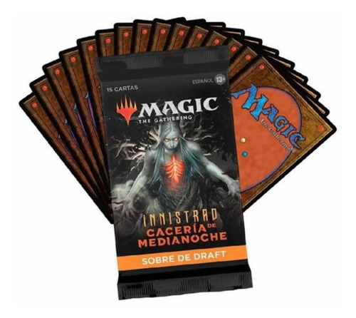 Sobre Magic Innistrad Cacería De Medianoche Draft 15 Cartas