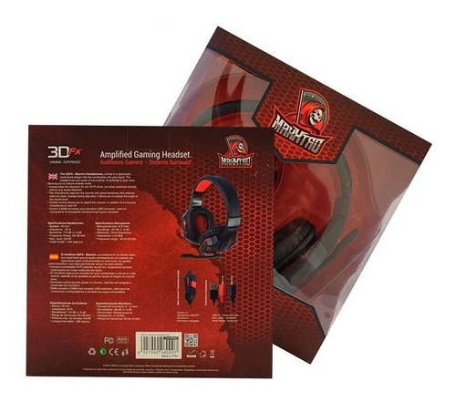 Audífono Gamer 3dfx Sistema Surround Clases Teletrabajo
