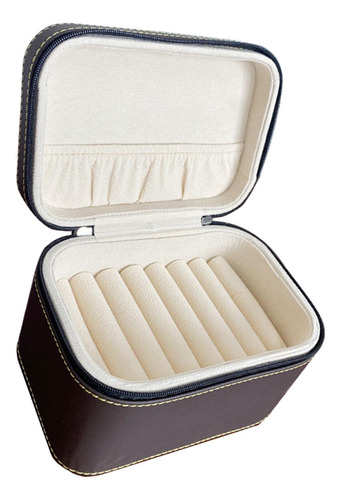 Caixa De Pulseira De 7 Slots, Estojo De Pulseira De Bege