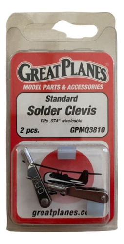 Great Planes Standard Solder Clevis Gpmq3810 Radio Control