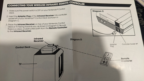 Control Inalámbrico Nes Wireless Infrared Remote Controller (Usado)