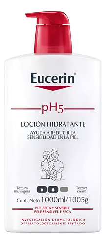 Crema Hidratante Eucerin Ph5 Piel Seca Sencible 1000ml