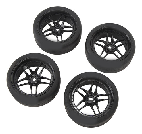 Ruedas Y Neumáticos Rc Touring Car, 4 Piezas, Juegos De Goma