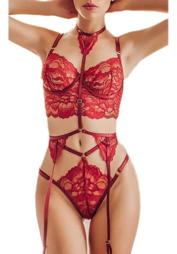 Baby Doll Corselette-copa Con Varilla+tanga Hilo-lingerie