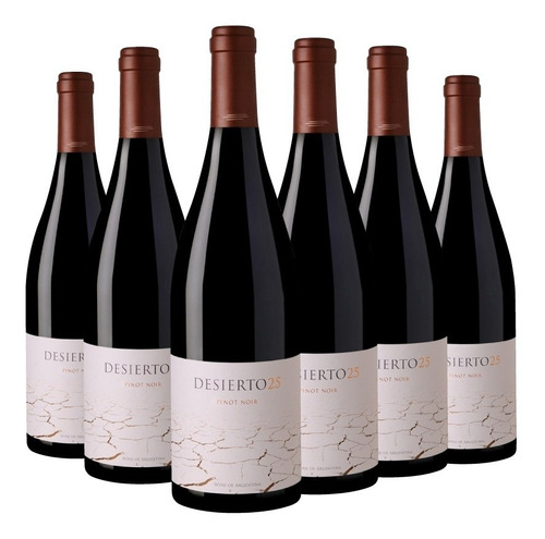 Vinos Desierto 25 Pinot Noir Bodega Del Desierto Caja X6 