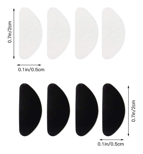 Imagen 3 de 10 de 4 Pares Nose Pad 3m Almohadillas Antideslizantes Para Lentes