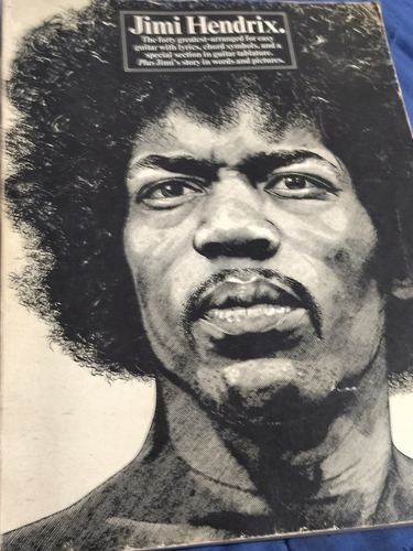 Libro Tablatura Y Partituras Jimi Hendrix Raro