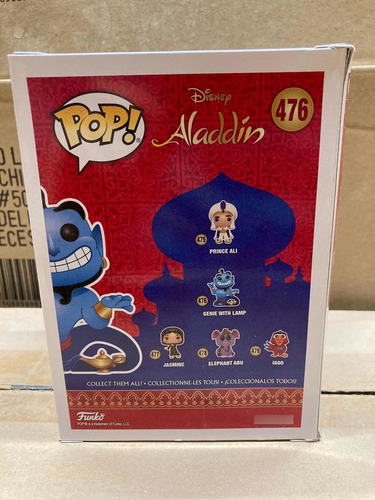 Genie With Lamp 476 Aladdin Funko Pop Disney Pixar Original