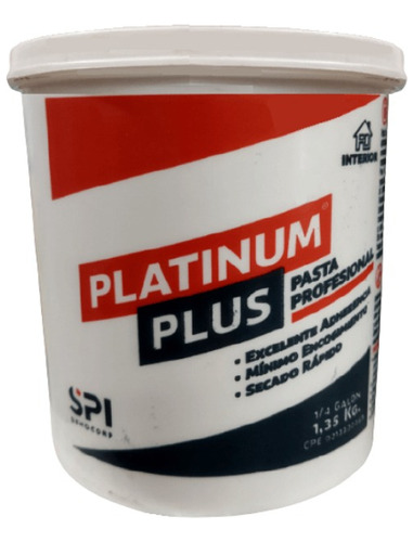Mastique Platinum Plus 1/4 Gal X1 Und