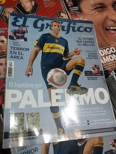 El Grafico 4362 Martin Palermo Boca Juniors Varallo