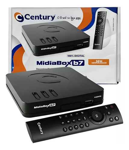 Combo Century Receptor Midiabox Android Hdtv Sat Smart Tv Stick 5g