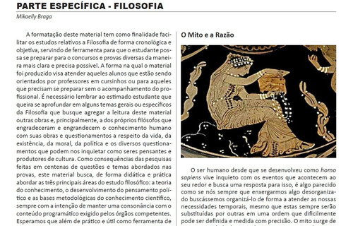 Apostila - Secretaria Da Educação Do Estado De São Paulo See Sp - Professor Filosofia