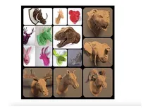Comprar Vectores 3d Cabezas De Animales Corte Láser Cnc X072