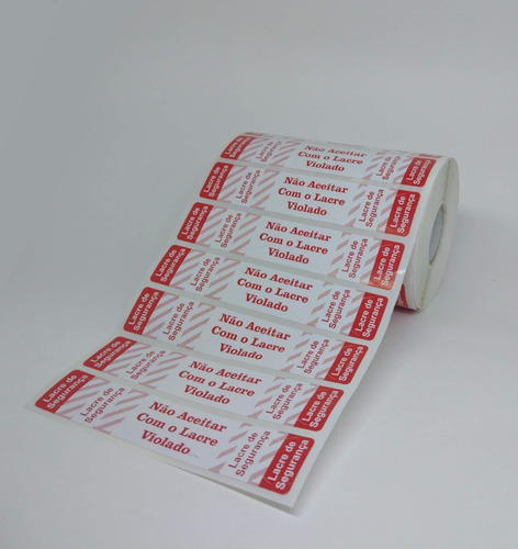 Lacre De Segurança Marmita Delivery 1000 Etiquetas