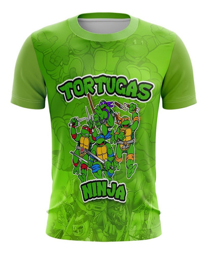 Playera Sublimada Tortugas Ninja Miguel Ángel