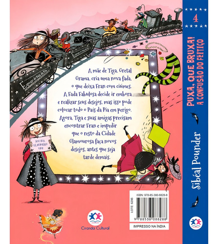 Puxa, Que Bruxa! - A Confusão Do Feitiço - Livro 4, De Pounder, Sibéal. Editorial Ciranda Cultural Editora E Distribuidora Ltda., Capa Mole Em Português, 2019