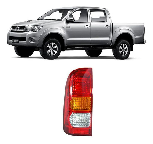 Lanterna Traseira Hilux 2005 A 2012 Par Direito + Esquerdo