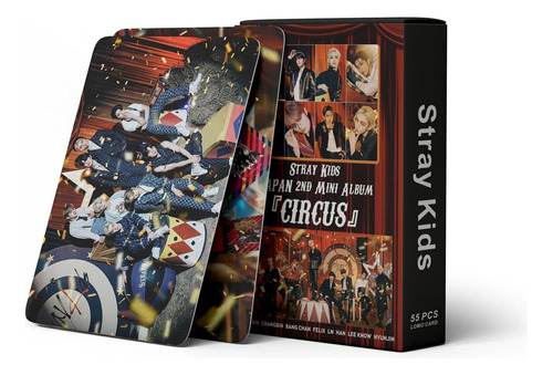 Set 55 Photocards - Stray Kids Japan 2nd Mini Album Circus