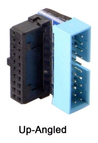 Imagem 4 de 4 de Adaptador 90 Graus Usb 3.0 Placa Mãe Pc