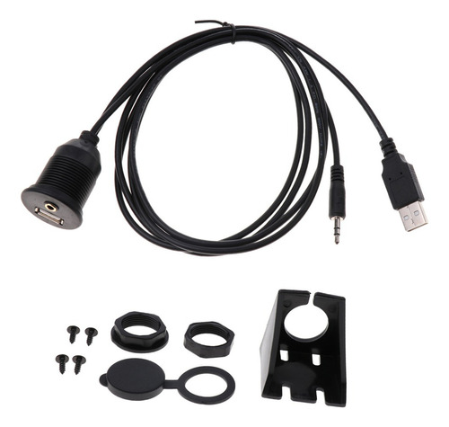 Nohle Usb+3.5 Mm Aux Audio Cable De Extensión Accesorios