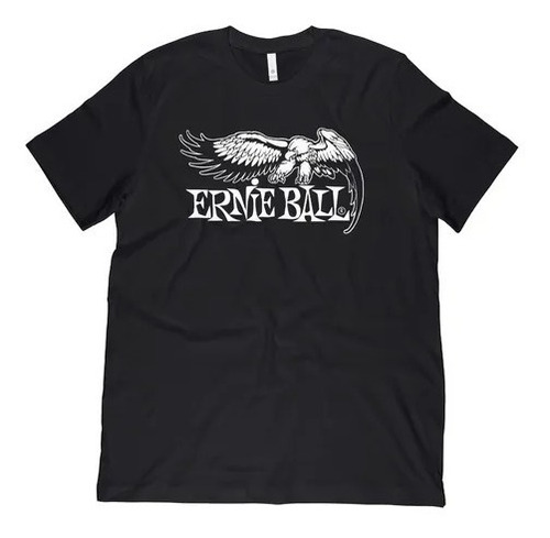 Camiseta Logo Ernie Ball 4859 Talla Xl Color Negro