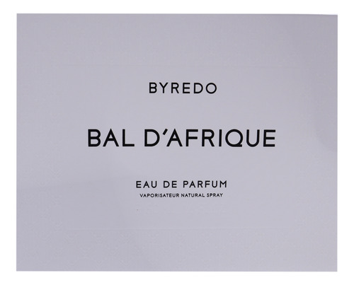 Perfume Byredo Bal D'afrique Edp Spray Para Mulheres 50ml