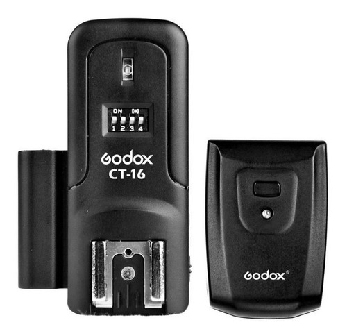 Imagem 3 de 3 de Kit Radio Flash Godox Ct-16 Canon Nikon Universal Greika