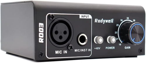Amplificador De Preamplificador De Micrófono Para Micr...