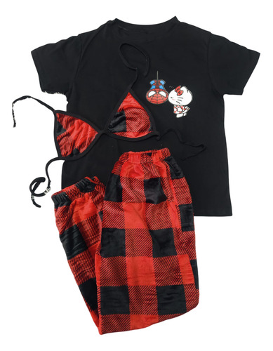 Pijama Duo De 5 Piezas (unisex) Para Pareja