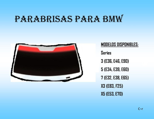 Parabrisas Para Bmw 