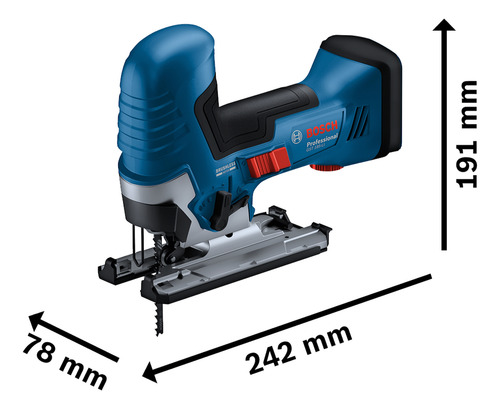 Gst 185-li Professional Sierra Caladora Inalámbrica Bosch
