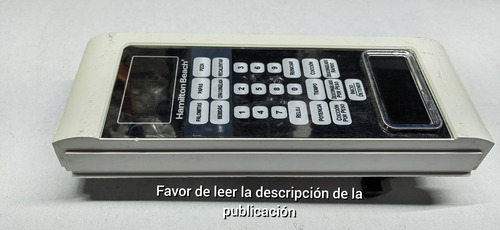 Teclado Completo Para Horno De Microondas Hamilton Beach 3 (Usado)