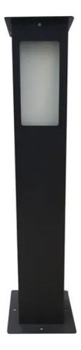 Farola De Piso Garden 60 Cm De Hierro Exterior E27 Led Color Negro