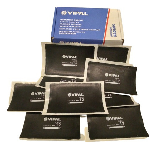 Parches Cubiertas Radial Rac 12 Vipal 115x70mm Caja 10 Unid