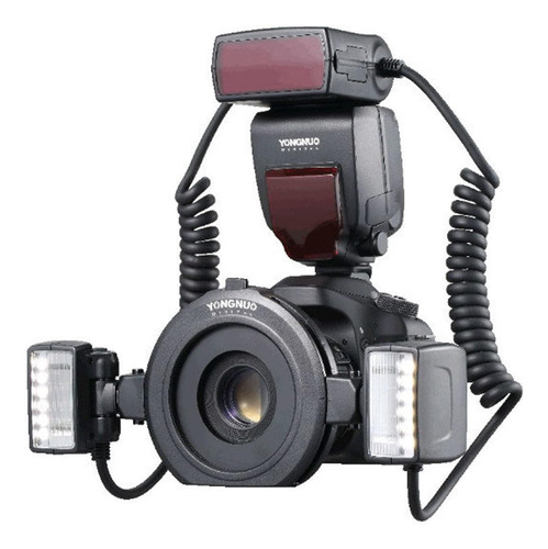 Macro Ring Flash Yongnuo Yn-24ex Ttl 2 Flashes Canon Factura